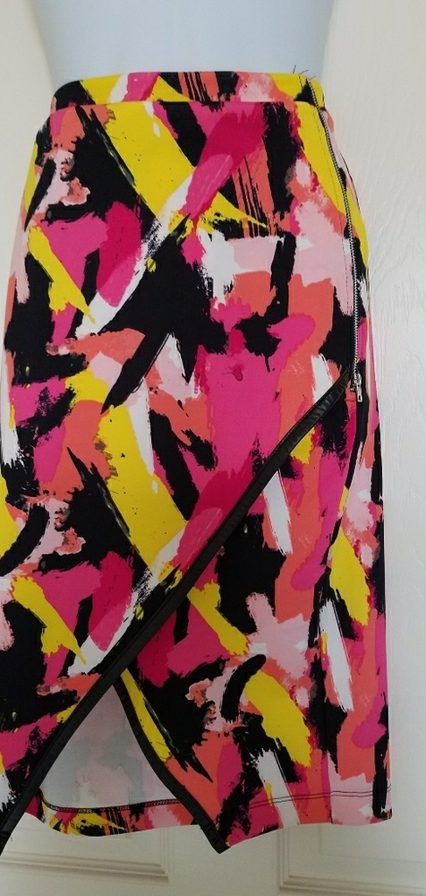 Art/Geometry pencil skirt
